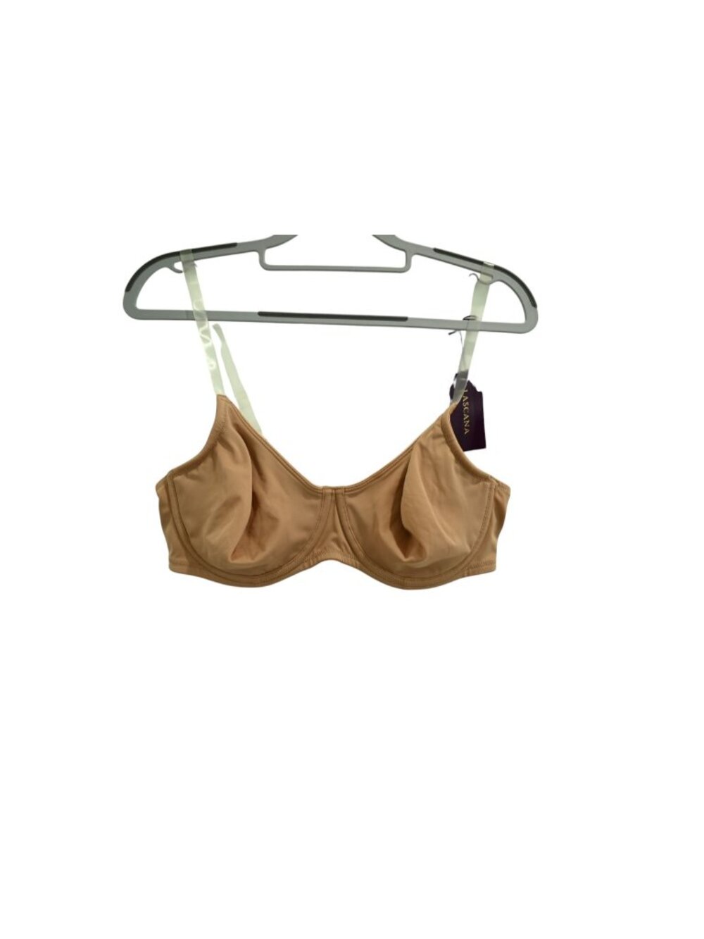 NWT Lascana Underwire Bra Sz 36C Tan Full Coverage Everyday Comfort Unlined